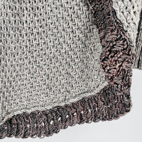 CAbi Gray Open Front Circle Cardigan - Picture 3 of 13